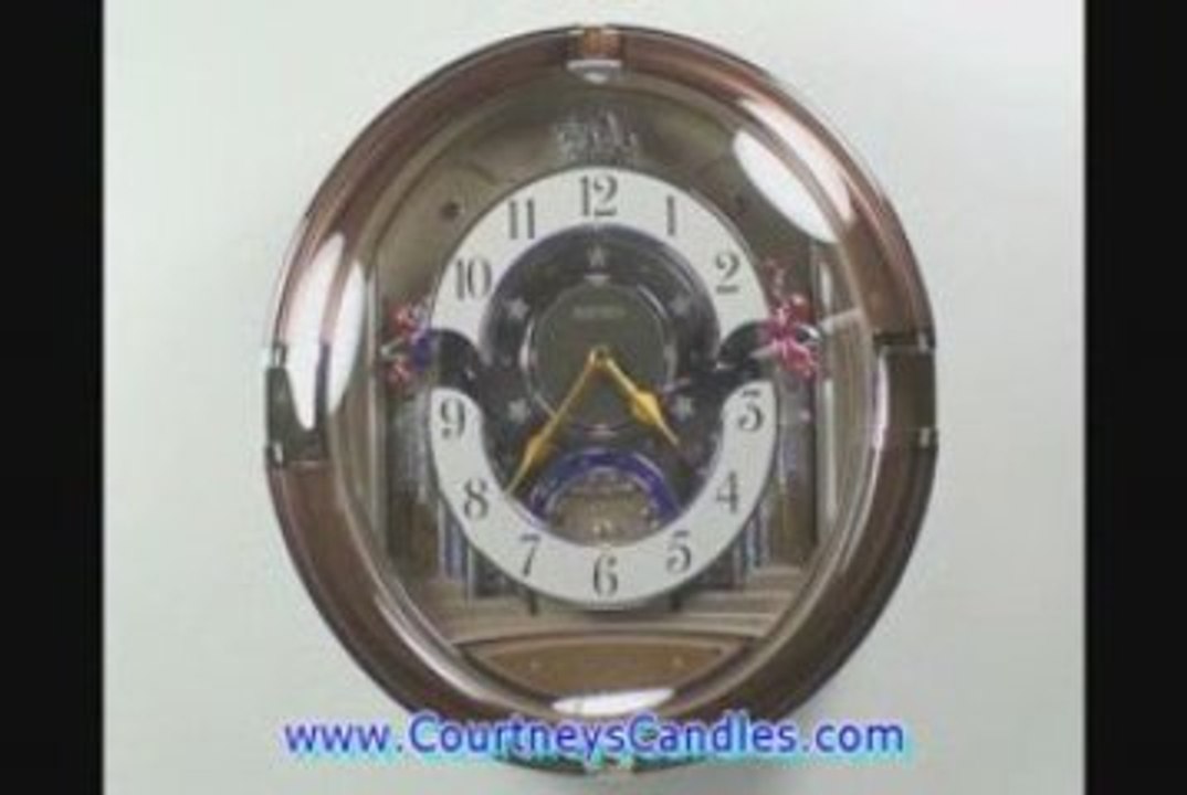 QXM211BRH Seiko Melodies in Motion Musical Clock