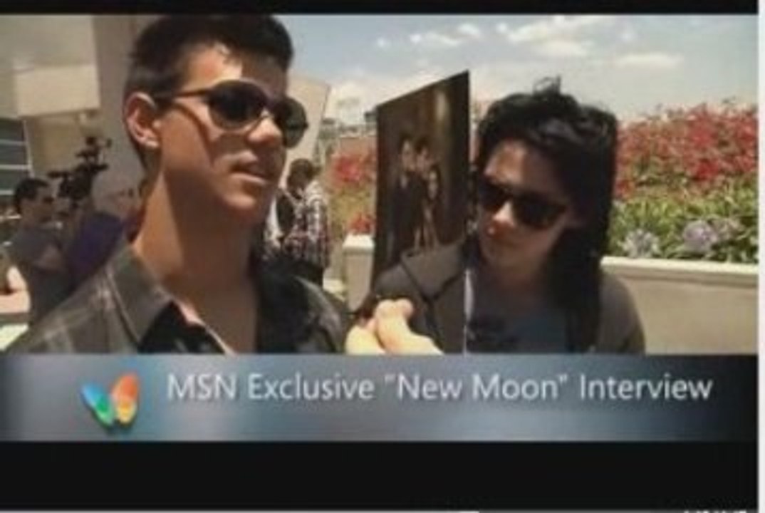 New Moon Interview MSN