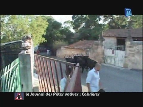 JT des fêtes votives : Cabrières