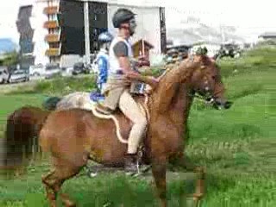 Moi et Naouti départ Alpe d'Huez 2009