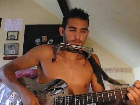blues guitare dobro+harmonica nouredine aliane