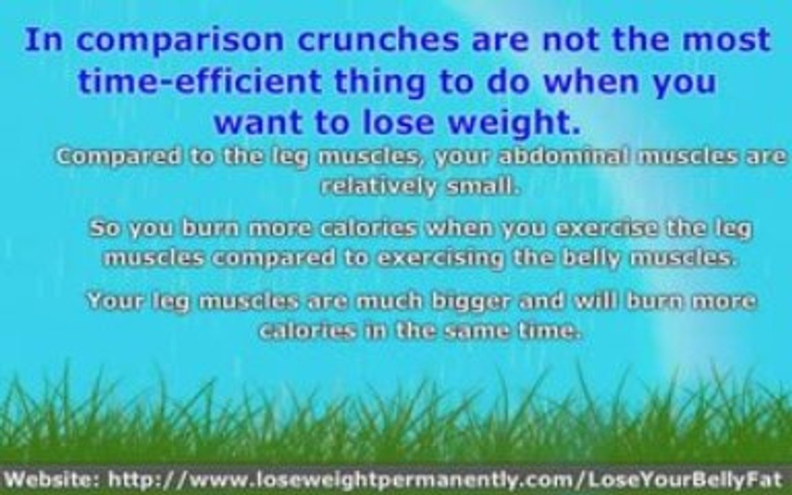 Why Crunches Do Not Help You to Lose Belly Fat, and What to