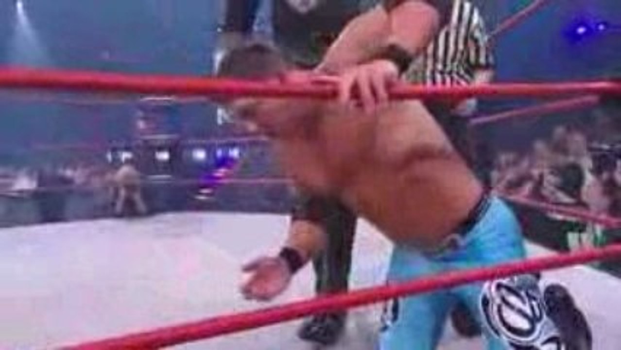 AJ Styles vs Kevin Nash TNA legend Title match 1/2