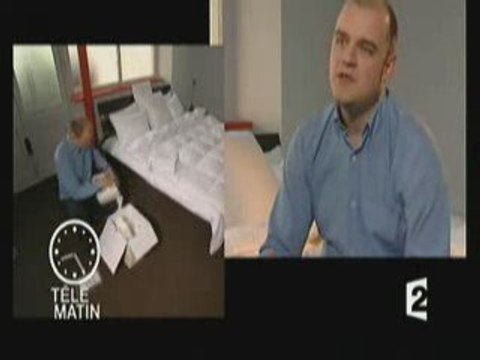 Sur-matelas rafraichissant Climsom sur Telematin