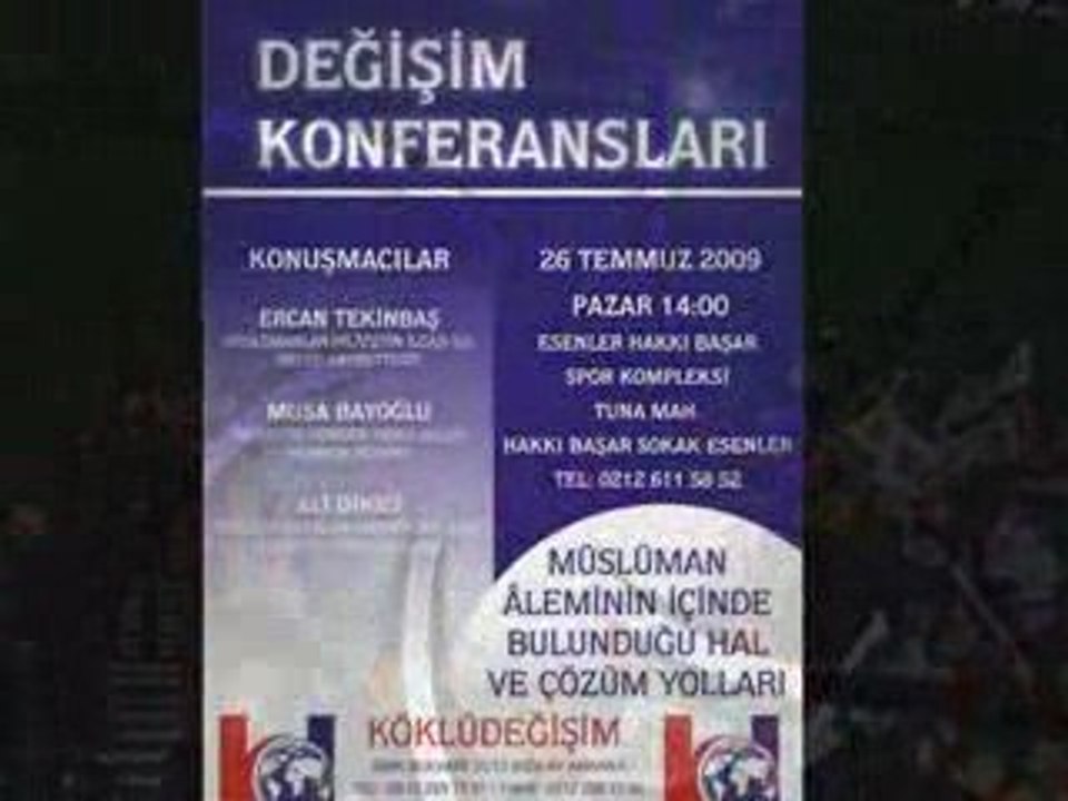 DEĞİŞİM KONFERANSLARI.