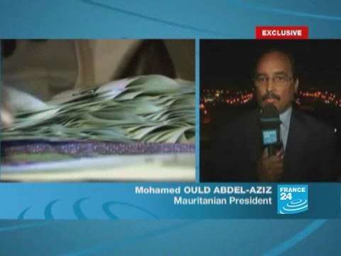 Interview of the general Mohamed Ould Abdel-Aziz to France24