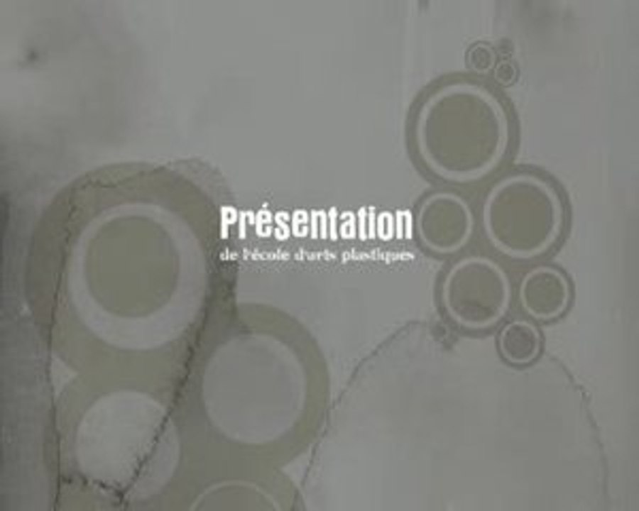 presentation de l'école d'arts plastiques du grand Angoulême