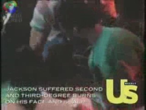 Mickael Jackson Fire Pepsi / M.J prend feu pub Pepsi