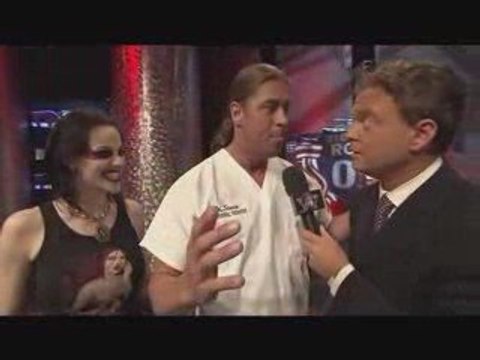 Tna Victory Road 2009 - Dr. Stevie & Daffney Backstage