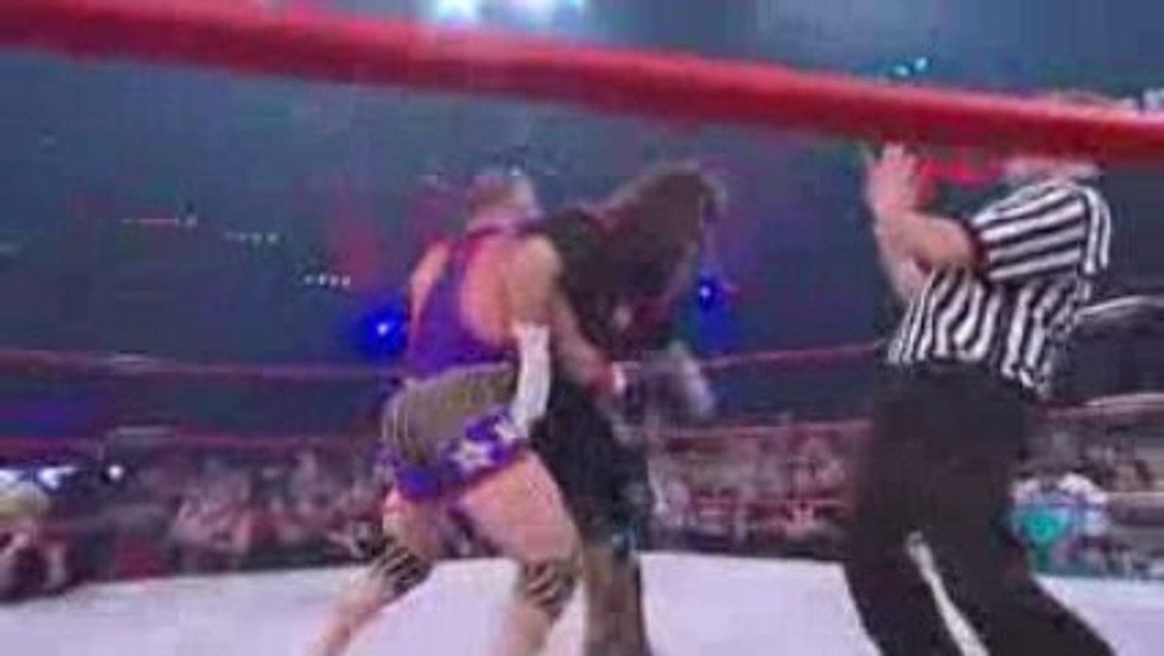 TNA Kurt Angle vs Mick Foley Title match 2/2