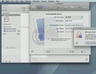 Setup Imap account on Mac Mail with Easily.co.uk