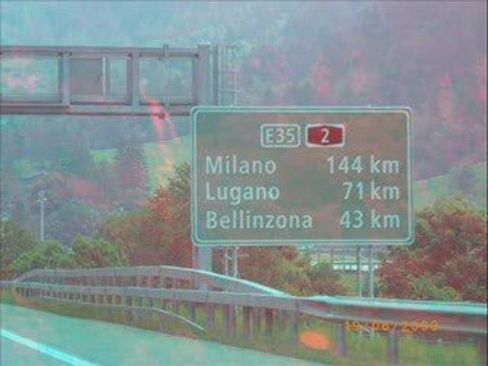 enroute pour l italie