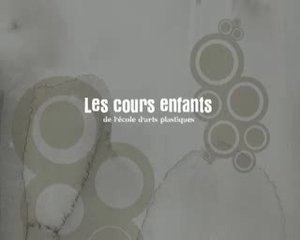 les cours Enfants de l'école d'arts plastiques