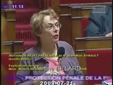 Hadopi2 Martine Billard Groupe GDR-PG