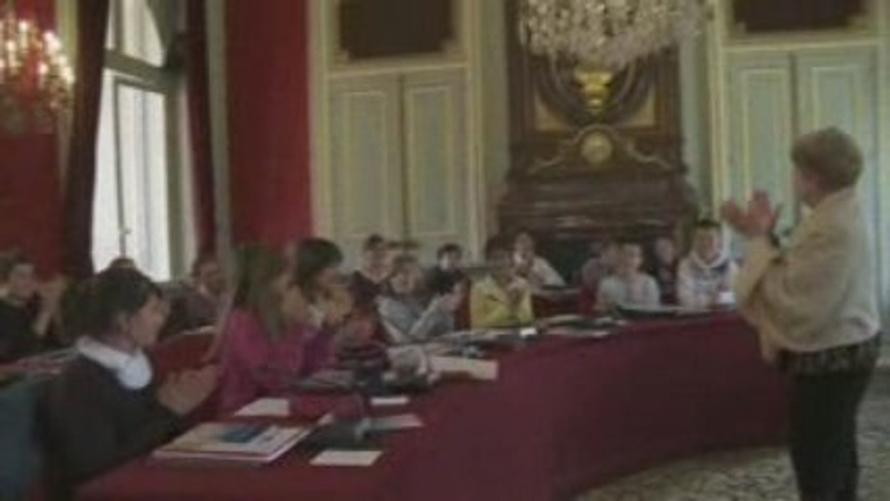 Accueil des collégiens au Conseil général