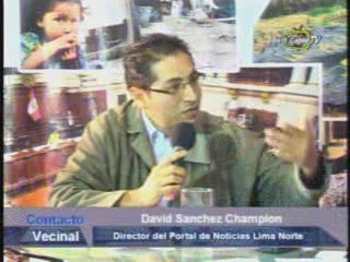 DAVID SANCHEZ DENUNCIA GESTIONES DE ALCALDES DE  LIMA NORTE
