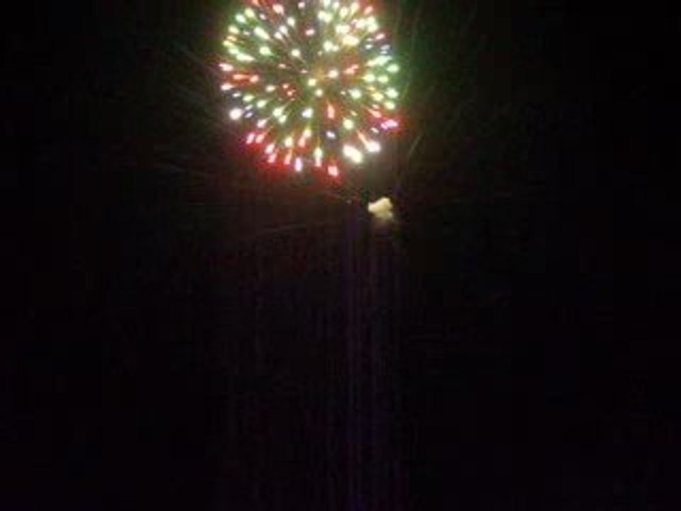 Feu d'artifice du 14 juilet au Caylar