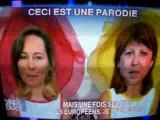 Parodie- Martine Aubry et Segolene Royal les soeurs ennemies