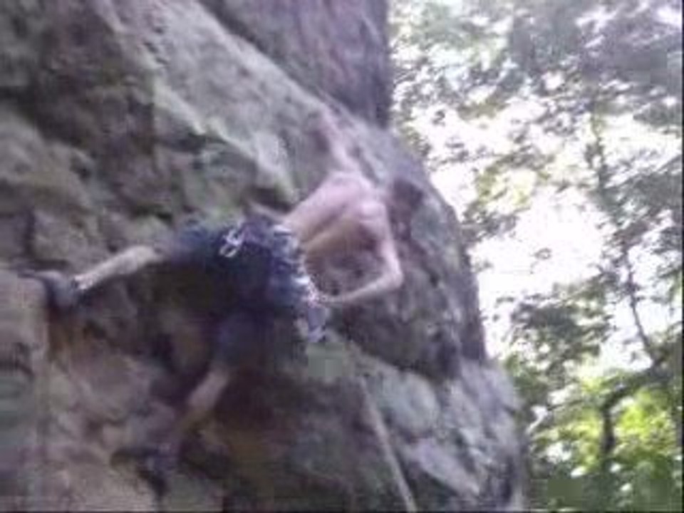 djé escalade passage difficile retournac