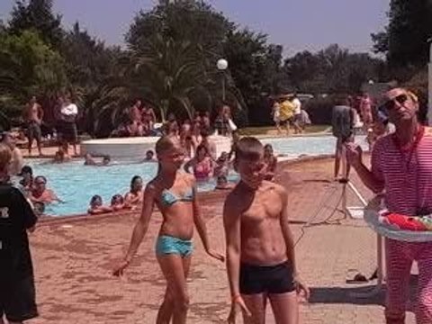 Piscine Camping Les Marsouins Argeles Juillet 09