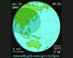 Eclipse Totale de Soleil en Asie le 22 Juillet 2009