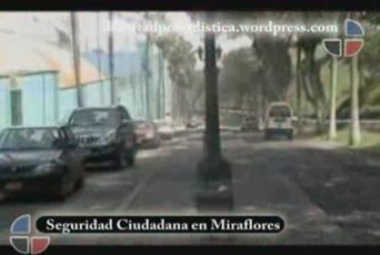 Seguridad ciudadana en Miraflores