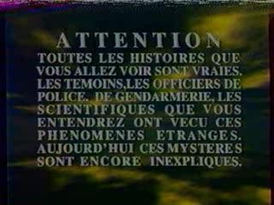 Mystères - Générique