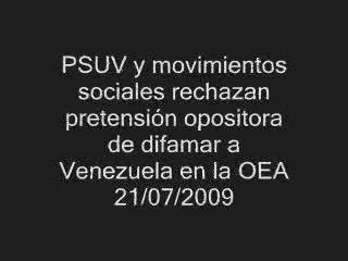 PSUV y Movimientos Sociales defienden República de Venezuela
