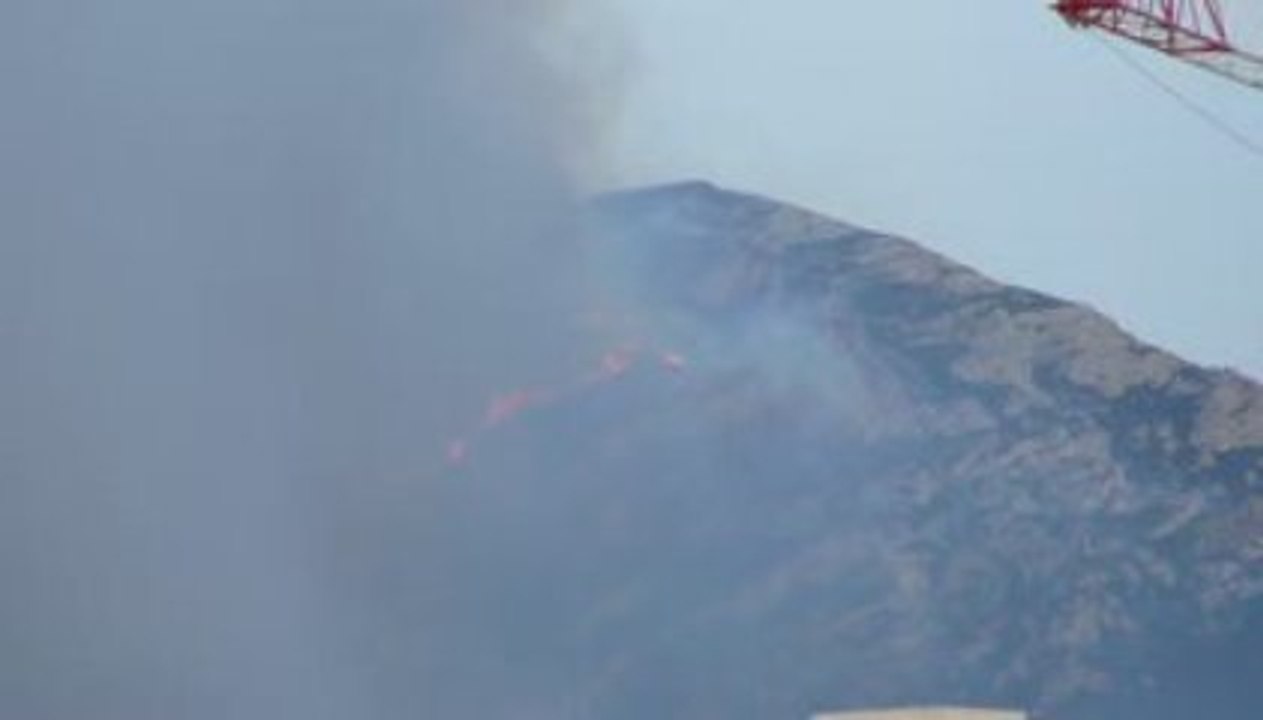 feu marseille carpiagne 22 juil 09