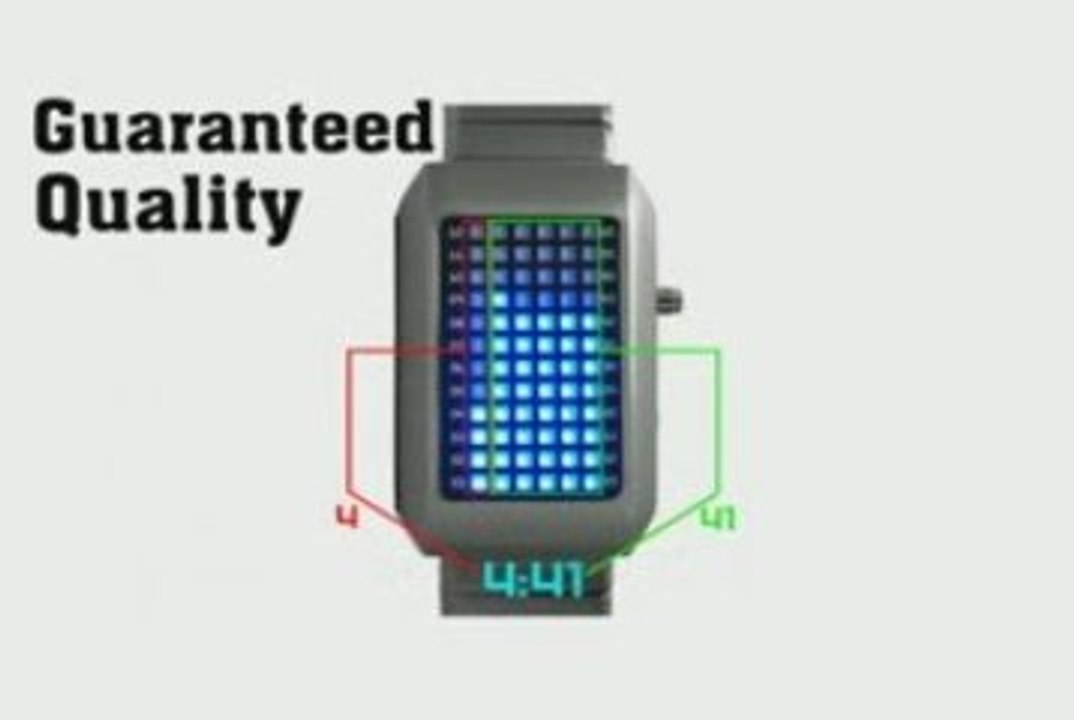 Japanese LED Watch: The Zero Kelvin = Absolute Cool