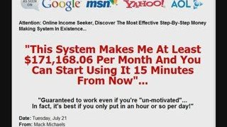 Amazing step by step money making system