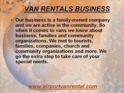 Passenger Van Rental In San Francisco