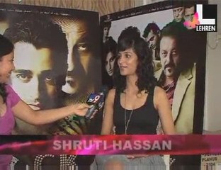Shruti Hassan gets vocal on Lehren