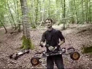 Premier saut en mountainboard