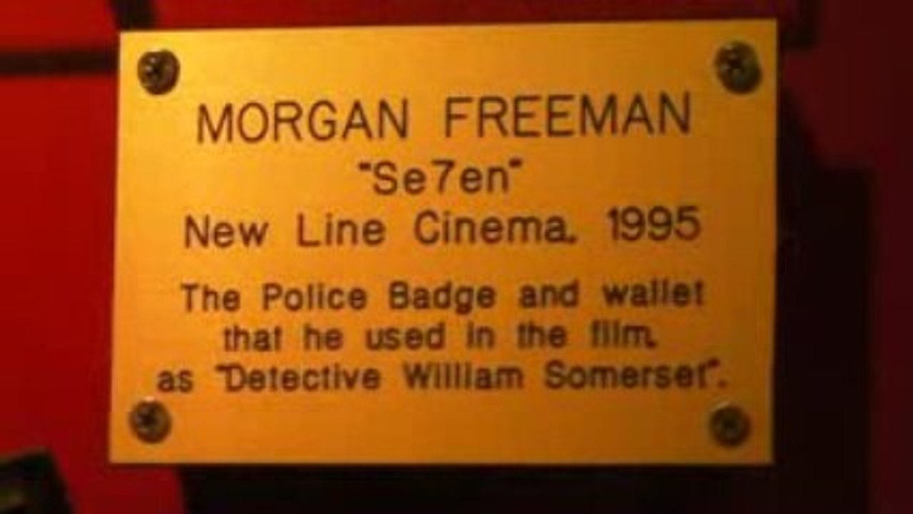 PLANET HOLLYWOOD MORGAN FREEMAN SEVEN NEW YORK  TIME SQUARE