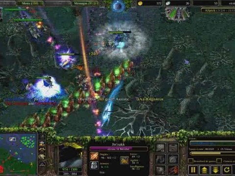 DotA - Pick League D2 aAa vs ZZZ - Résumé Vidéo (v2)