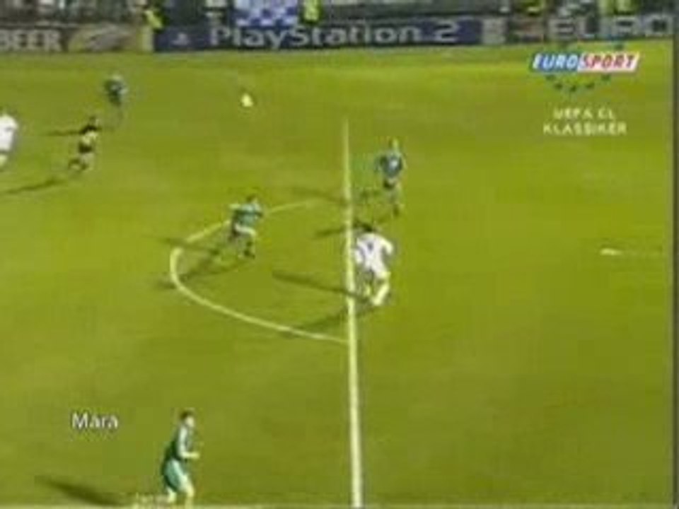 Morientes - But magnifique de la tête