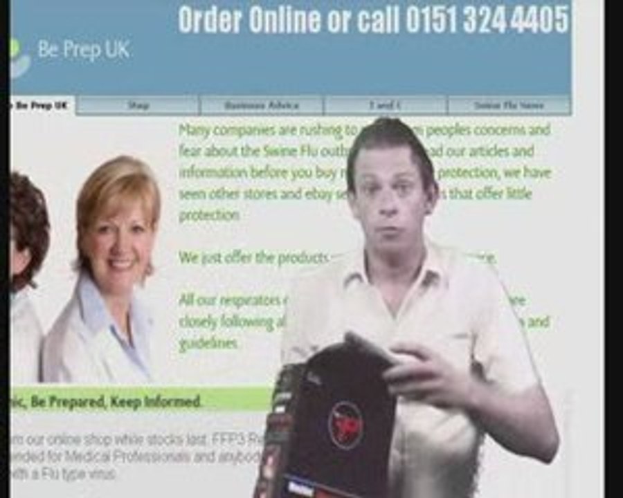 Swine Flu Masks Respirator guide from UK supplier