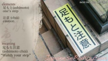 Learn Japanese - Everyday Kanji 2, Caution Signs