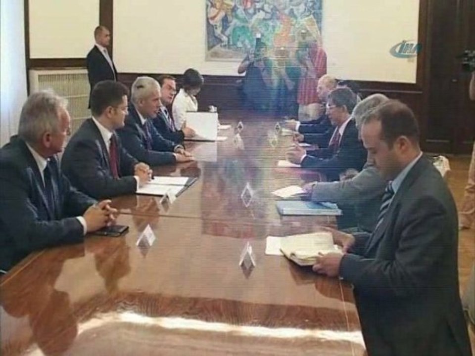 Dışişleri Bakanı Ahmet Davutoğlu'nun Sırbistan Temasları