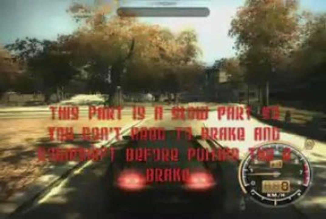Need For Speed Most Wanted Drift Tutorial