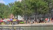 Paris Plages sur le canal de la Villette
