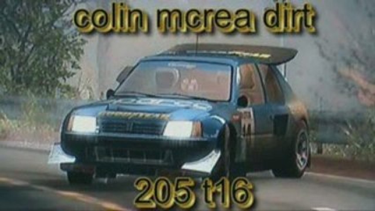 colin mcrea dirt 205 t16