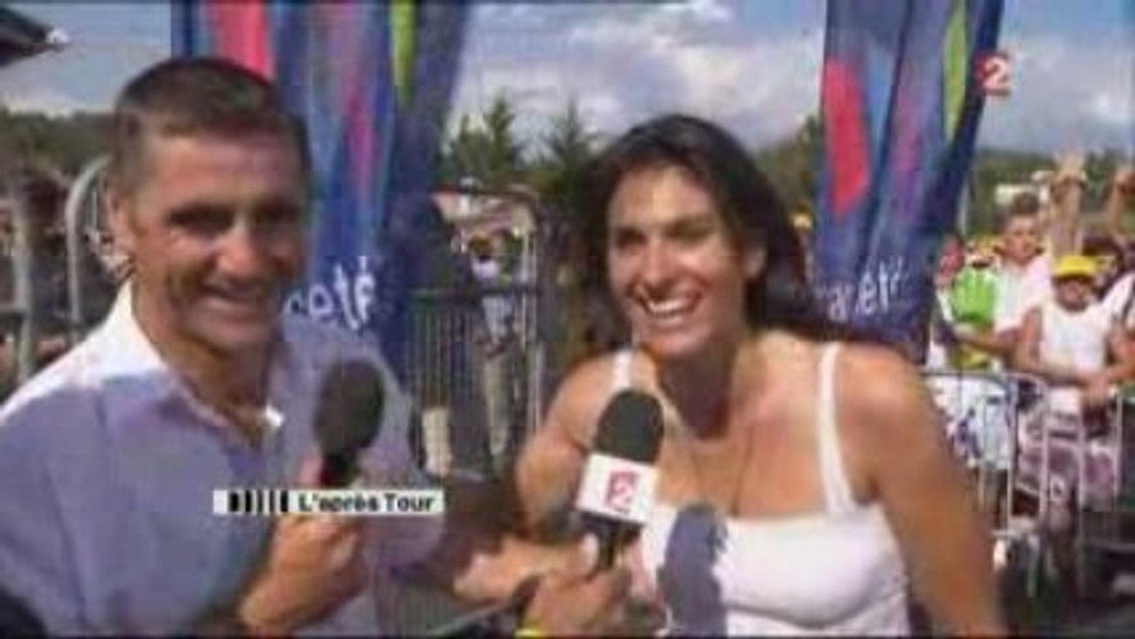 Gabriela Sabatini sur le tour de France le 24/07/09