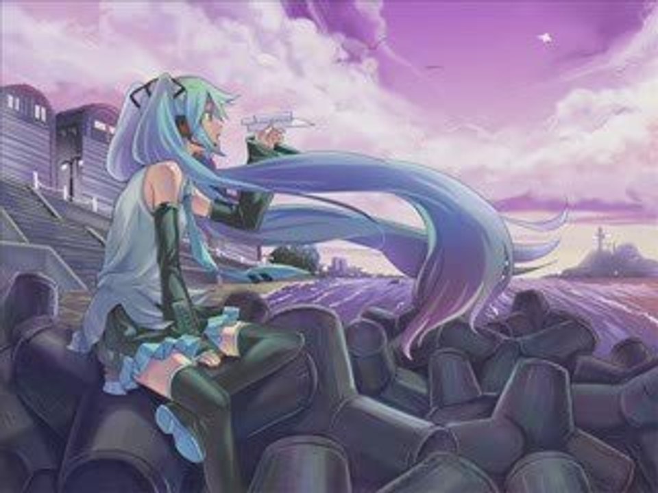 「supercell」[vocaloid] Hatsune Miku - その一秒 スローモーション + lyrics