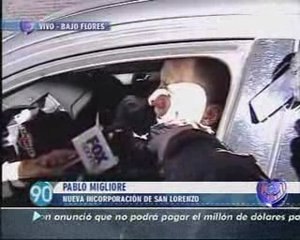 Migliore se presentó en San Lorenzo