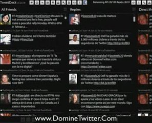 Usando Tweetdeck para conectarse a Twitter