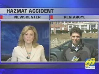 3-21-09 69 News at Noon; Hazmat Situation in Wind Gap (pt 1)
