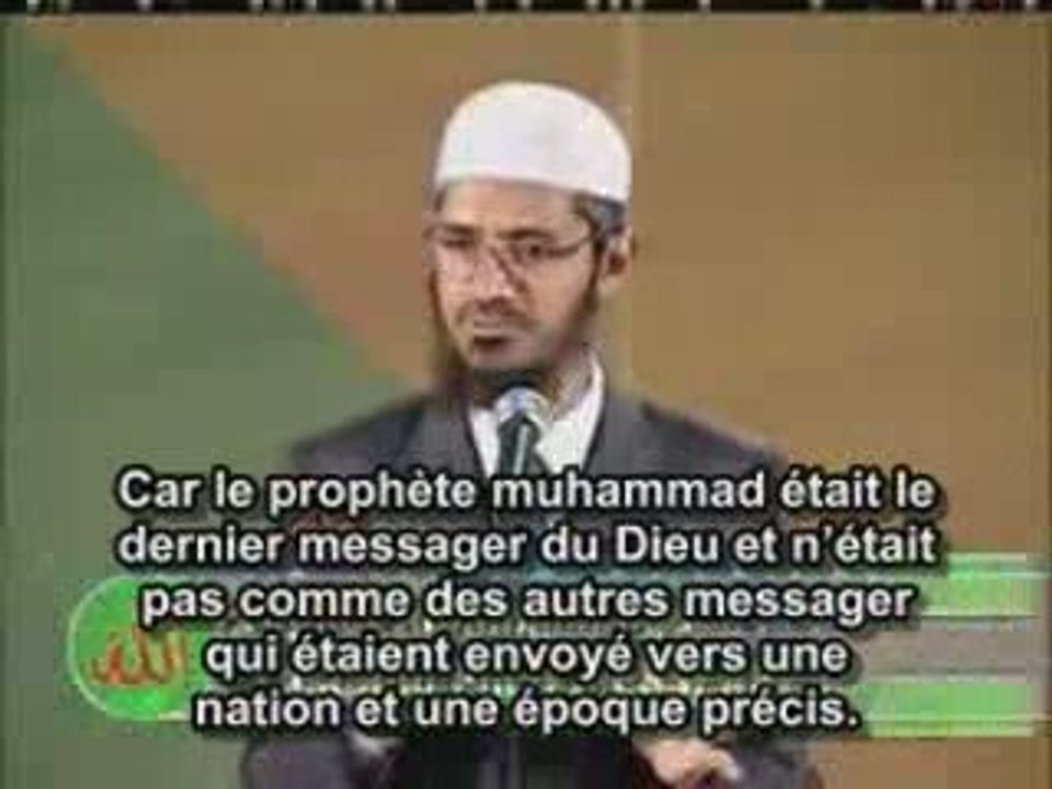 Zakir Naik-Islam existe avant que christianisme et judaisme