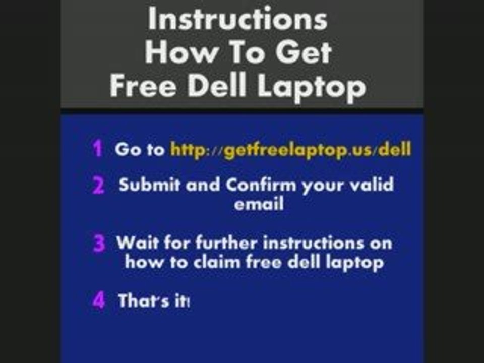 How To Get Free Dell Laptop, Proven Instructions!!